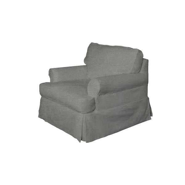 Sunset Trading Horizon Slipcovered Chair Peyton Slate SU-117620-391094 - main